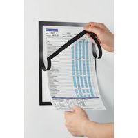 Cadre affichage Duraframe® Magnétic note - Noir - A4 - Durable