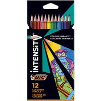 Crayon de Couleur Intensity Triangulaire Mine Douce assortis - BIC