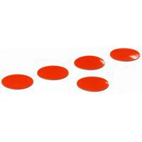 Symbool Cirkel rood, set van 5 stuks - Smit Visual
