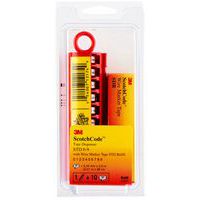 Dispenser STD cijfers 0-9 + navulling 10 rollen Scotchcode - 3M