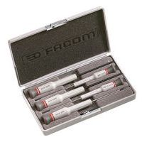 Set met 5 sleufschroevendraaiers Micro-Tech® - Pozidriv®