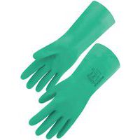 Chemische handschoen AJKLMNO Type A Nitril katoen vlokvoering 330 mm