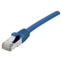 Cordon patch RJ45 - Câble droit Cat. 6 - Blindé SFTP - Bleu