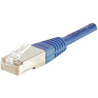 Cordon patch RJ45 - Câble droit Cat. 6 - Blindé FTP - Bleu