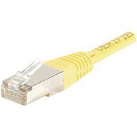 Cordon patch RJ45 - Câble droit Cat. 5E - Blindé FTP - Jaune