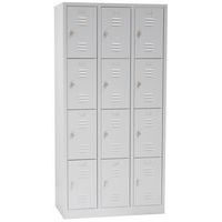 Garderobekast meervaks, Type garderobekast: Met vakken, Materiaal: Staal, Aantal vakken/kolom: 4