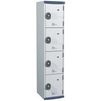 Vestiaire 4 cases Seamline Optimum® - Colonne largeur 400 mm - Acial