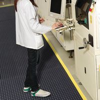 Modulaire antivermoeidheidstegel, zwart - 463 Skywalker HD™ ESD - Notrax