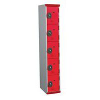Vestiaire 5 cases Seamline Optimum® - Colonne largeur 300 mm - Acial