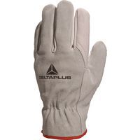 Handschoen Palm Nerf Rundleder / Rug Split Rundleder - Grijs