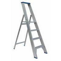 Industriële trapladder aluminium - enkelzijdig
