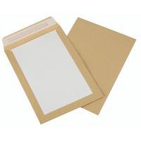 Bordrug-envelop van bruin kraftkarton -120 g - Doos van 100