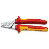 Coupe-câbles StepCut 160mm chromé isolé 1000V Ø15mm/50mm² - KNIPEX