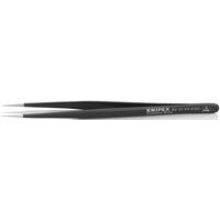 Pince brucelle acier inoxydable 120mm lisse ESD - KNIPEX