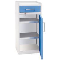 Gereedschapskast met lade, Max. belasting: 100 kg, Materiaal: Staal, Totale hoogte: 980 mm, Aantal laden: 1