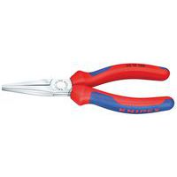 Pince à becs longs chromée avec gaines bi-matière 140 mm _ 30 15 140