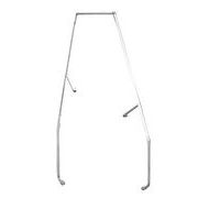 Tweede leuning voor vaste loopbrug 60° - Breedte 600 mm