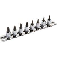 Jeux de 8 douilles tournevis 1/4 empreinte Torx® sur rack