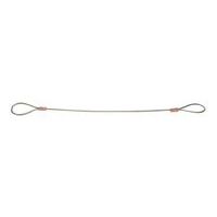 Hijsband rvs kabel met 1 streng - Enkele kabellussen - Hefvermogen 200 tot 3200 kg