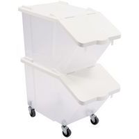 Ingrediëntenbak 30 L met deksel en 4 wielen - GILAC