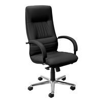 Ergonomische bureaustoel - lendensteun - leer - Nowy Styl