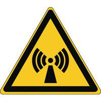 Panneau danger triangle - Radiations non ionisantes - Rigide
