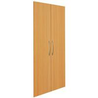 Jeu de portes pour bibliothèque à 5 niveaux