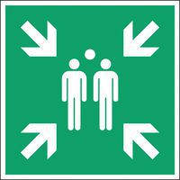 Evacuatiebord - Verzamelpunt na evacuatie - Hard