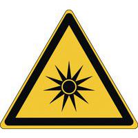 Panneau danger - Rayonnement optique - Rigide