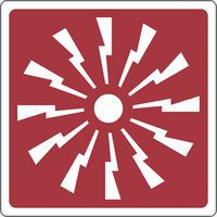 Panneau incendie - Alarme - Aluminium