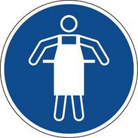 Panneau obligation - Tablier de protection - Aluminium ROND