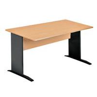 Bureau droit piètement L Bureau droit piètement L