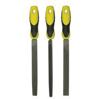 Jeu de 3 limes mi-douces 200mm - Stanley