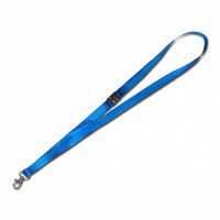 Keycord gesatineerd 15 mm + stevig metalen haak - set 100 - Sogedex