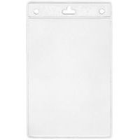 Badgehouder A6 flexibel transparant - set van 100 - Sogedex