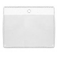 Porte-badge pour badge 105 x 70 mm - Vertical - Paquet de 100 -Sogedex