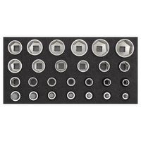 Dopsleutelset 1/2 in 1/3 module 26 delig R22150009 - GedoreRed