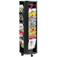 Mobiele carrousel, 4 zijden - 40 vakken - Paperflow
