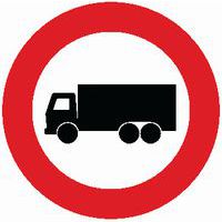 Signaalbord - C7 - Verboden toegang voor vrachtwagens