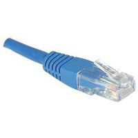 Cordon RJ45 catégorie 5e U/UTP bleu - 0,5 m