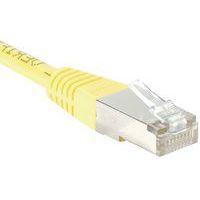 Netwerkkabel budget RJ45 CAT 6 F/UTP geel 7 m