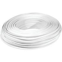 Rouleau de 100m mâble méplat RJ blanc 8C