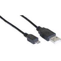 Kabel USB 2.0 ECO A / MICRO B zwart 2 M