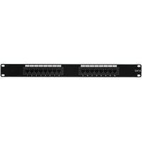 Patchpanel 19 INCH 1U 16 Poorten CAT 6 UTP