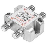 TV/SAT-splitter 1 ingang naar 3 uitgangen