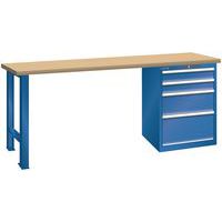 Werkbank 27x36E 4 laden - hoogte 850 mm - Lista