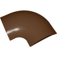 Angle 90° pour passage de plancher PG12 PVC marron - Cable Equipements