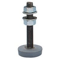 Support antivibratoire à tige fixe pour charges légères -Filetage M8