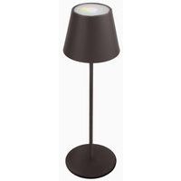 Oplaadbare zwarte ledtafellamp met aanraakbediening 38 cm - Velamp