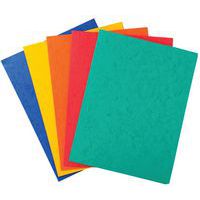 Eenvoudige map zonder elastiek, 3 kleppen, 400 g/m² A4 - Exacompta